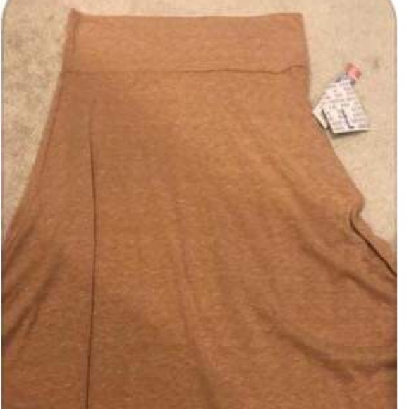 Large Azure Skirt Heathered/Solid A-line NWT - Picture 1 of 1